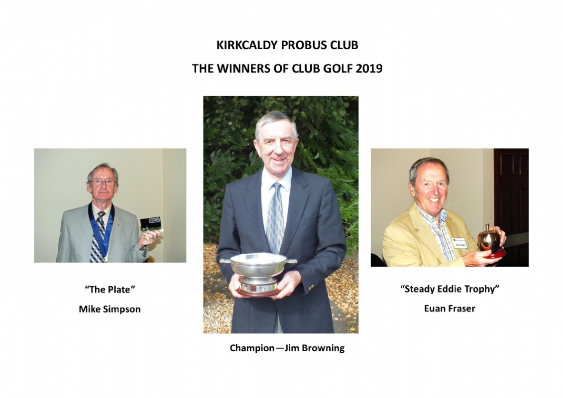 Winners of Club Golf 2019 Winners of Club Golf 2019